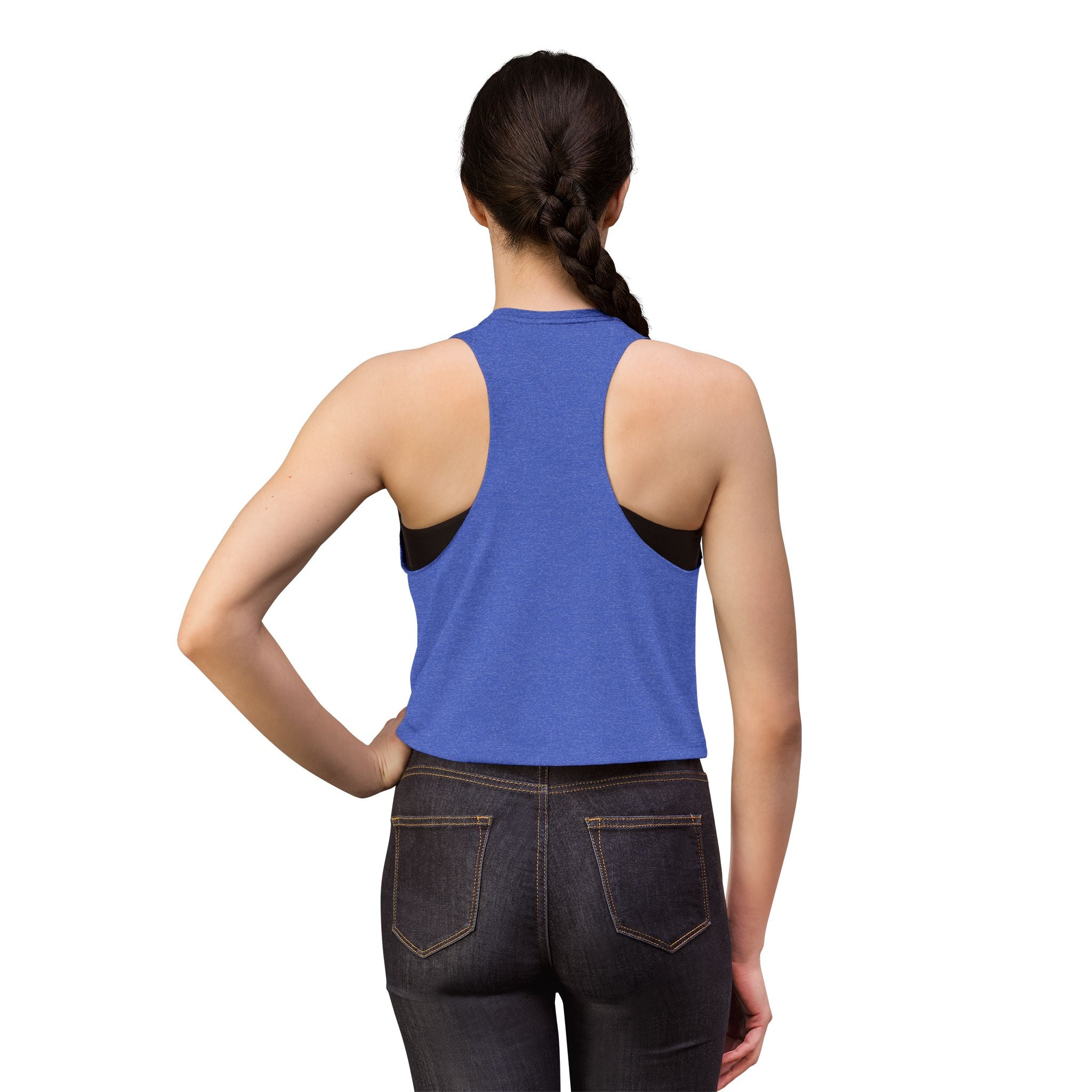 Crop Top — ‘Sunflower’ Small Chest Graphic Floral Crop Top for Women