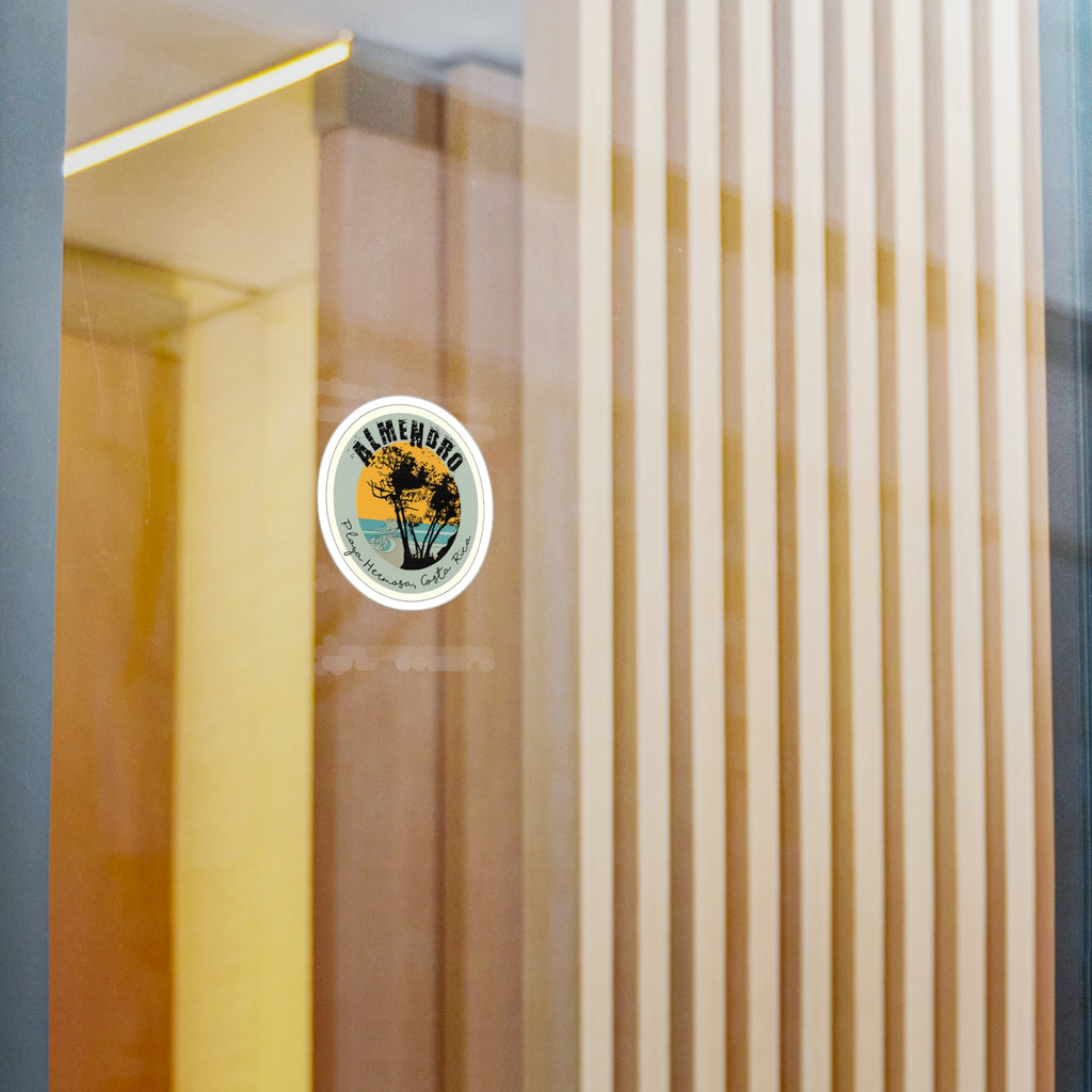 Almendro Beach Sunset Vinyl Sticker — Playa Hermosa, Costa Rica Kiss-Cut Decal